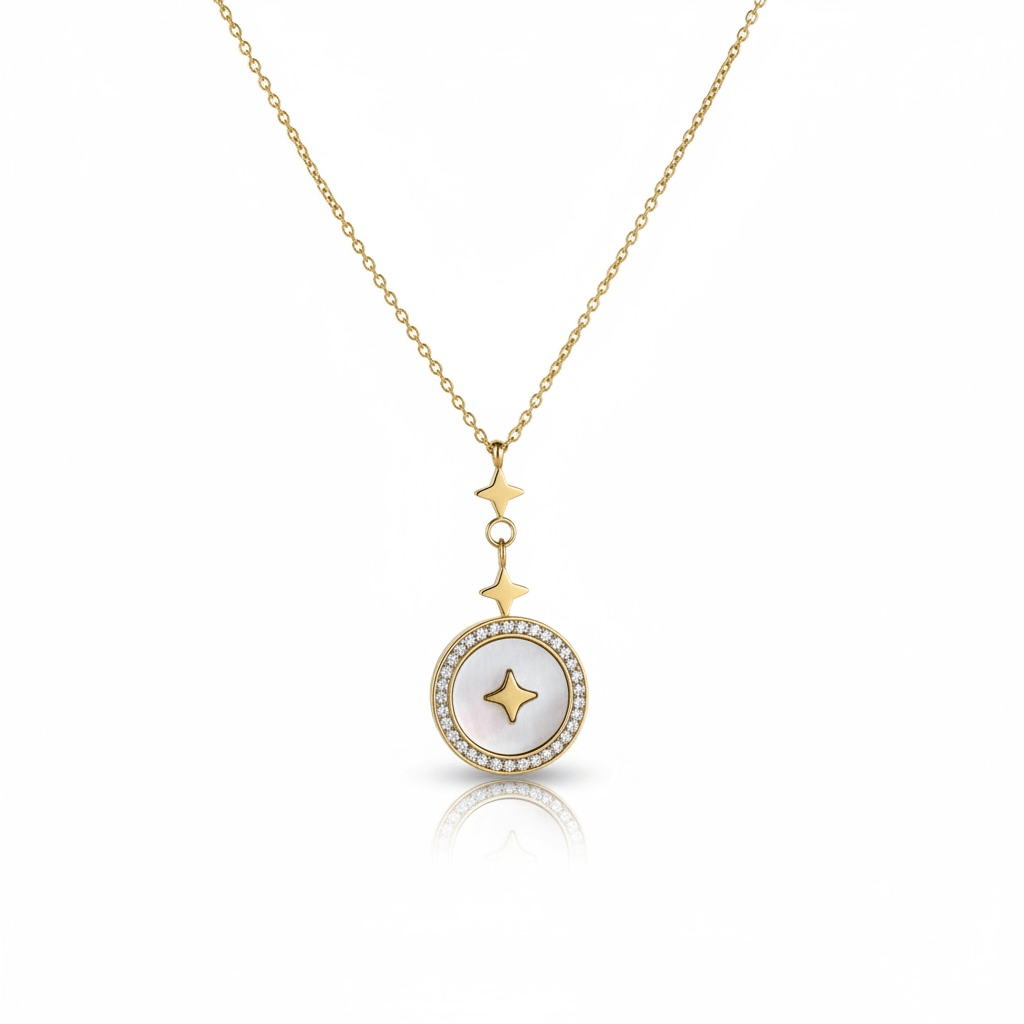 Cosmic Pearl Necklace