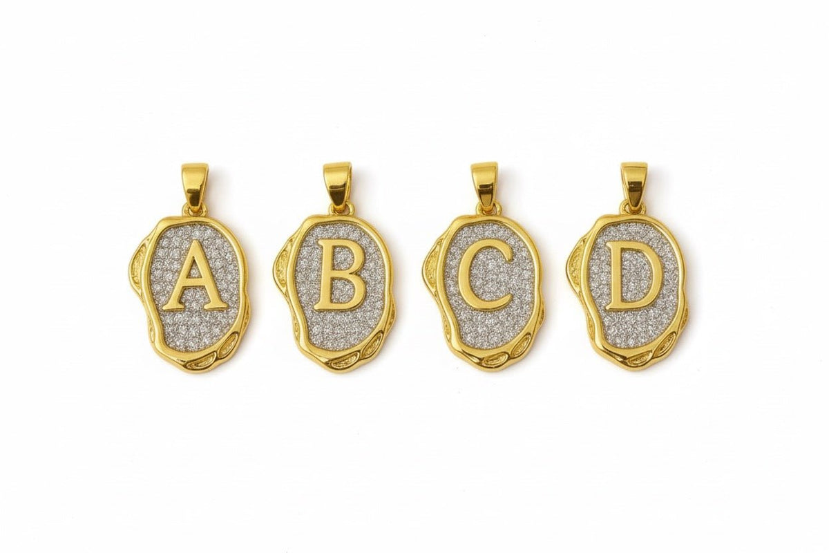 Dazzling Initial Pendants
