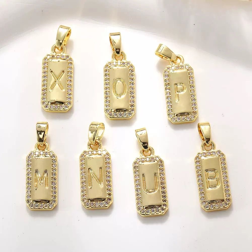 Initial Bar Pendant
