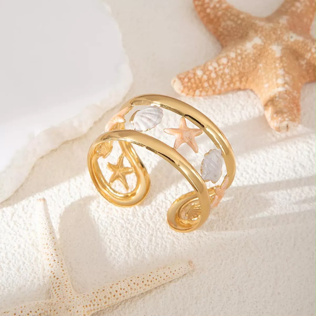 Seaside Treasures Cuff Bangle