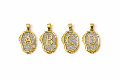Dazzling Initial Pendants