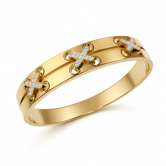 Milano Crystal Bangle