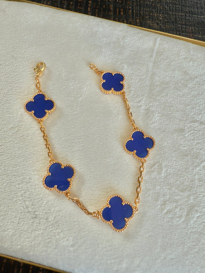 Midnight Trefoil Bracelet