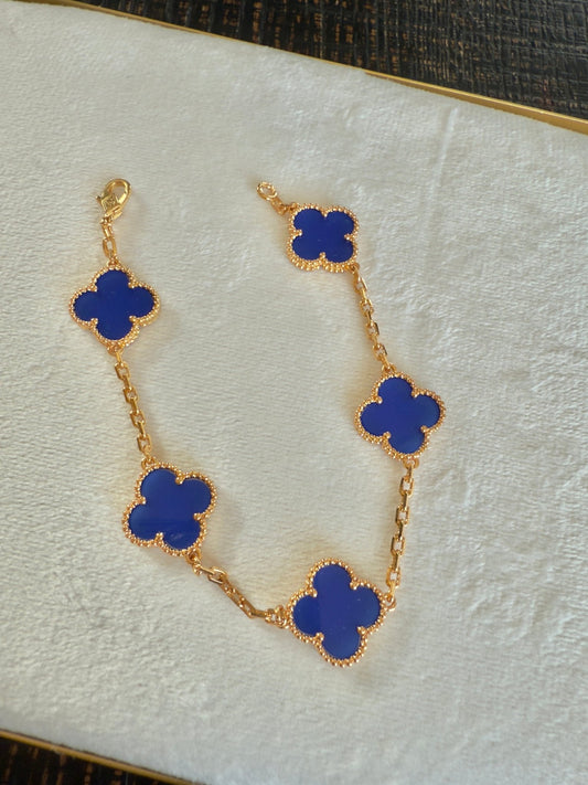 Midnight Trefoil Bracelet