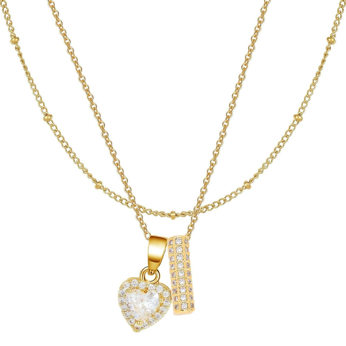 Letter Heart Pendant