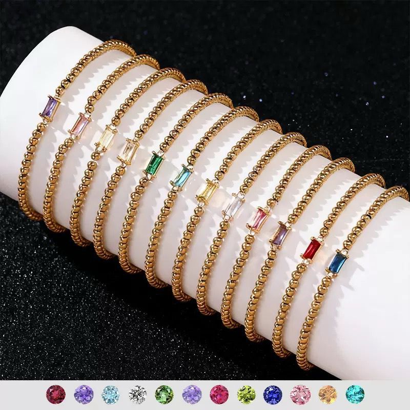 Stretchable Birthstone Bracelet