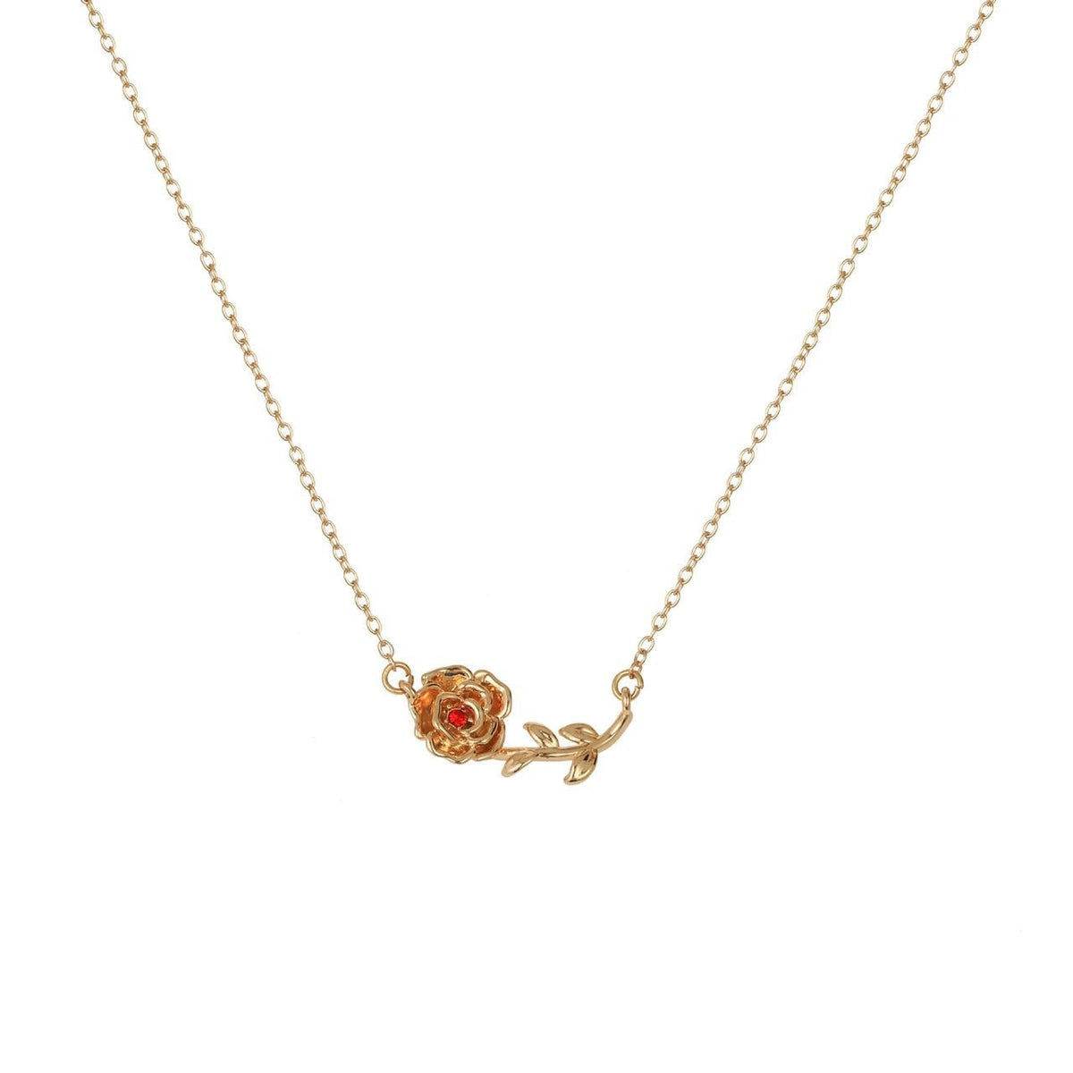 Birth Story Necklace: Flower & Gemstone Personalized