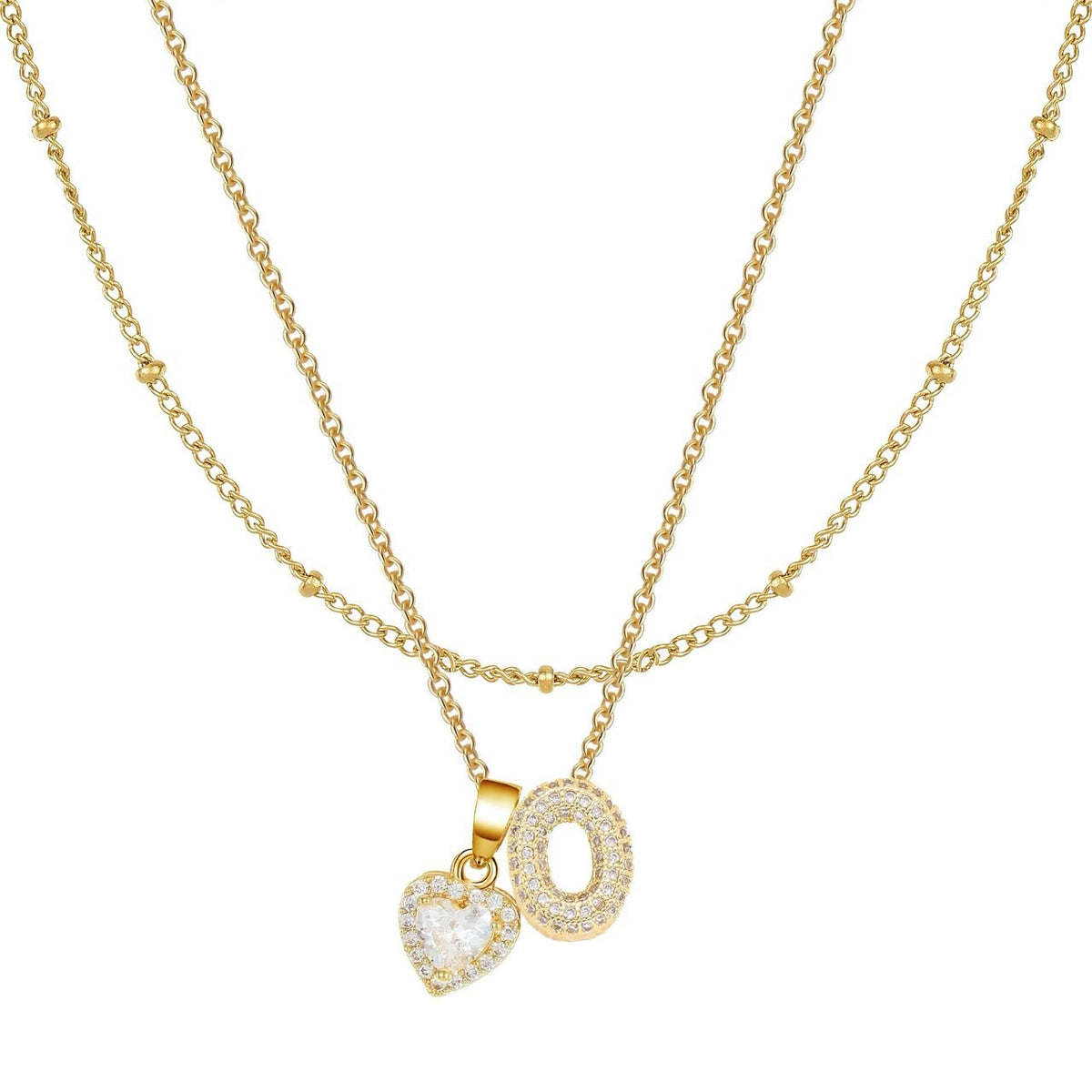 Letter Heart Pendant