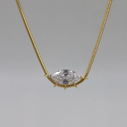 Clear Eye Necklace