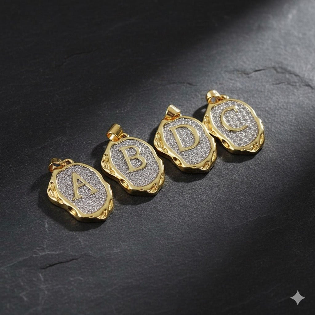 Dazzling Initial Pendants