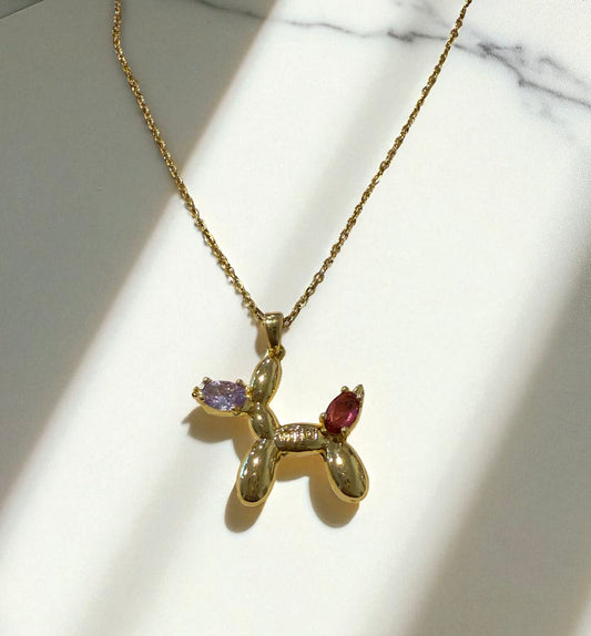 Balloon Dog Necklace
