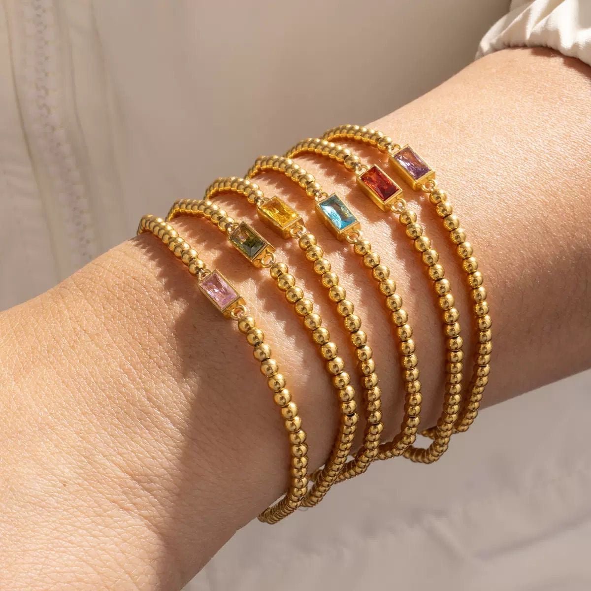 Stretchable Birthstone Bracelet