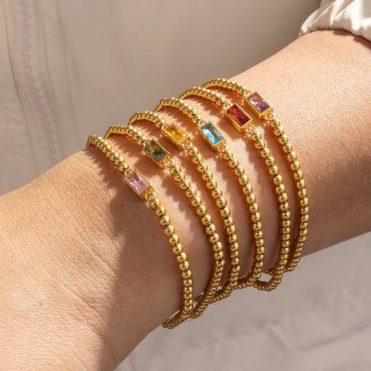 Stretchable Birthstone Bracelet