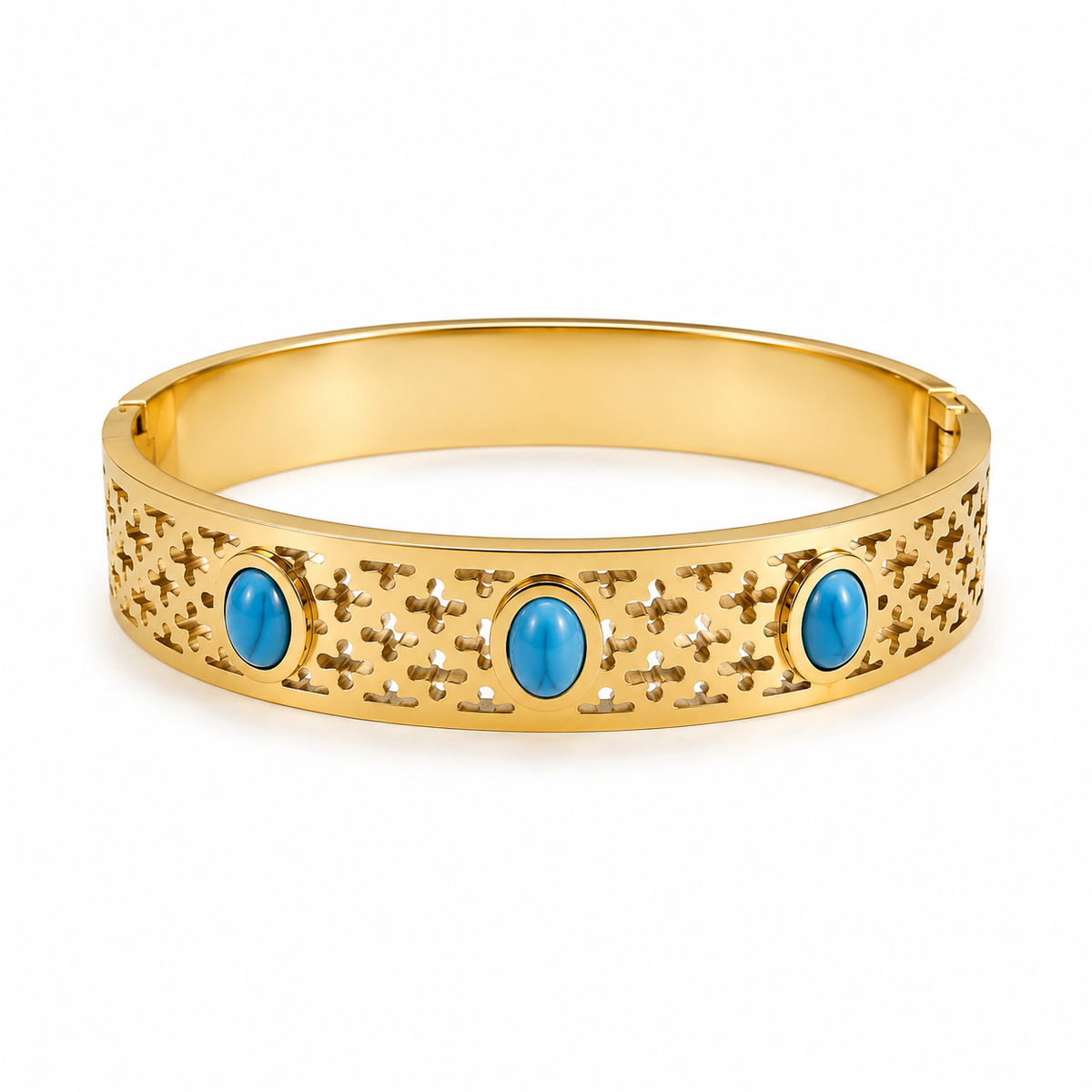 Turquoise Mosaic Bangle