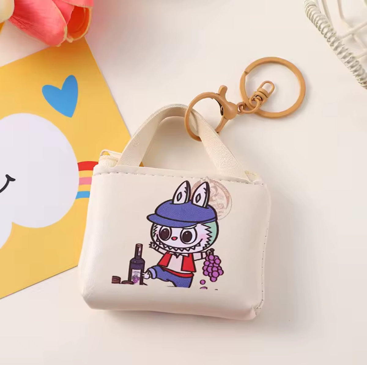 Labubu “Needs Wine” Bag Charm
