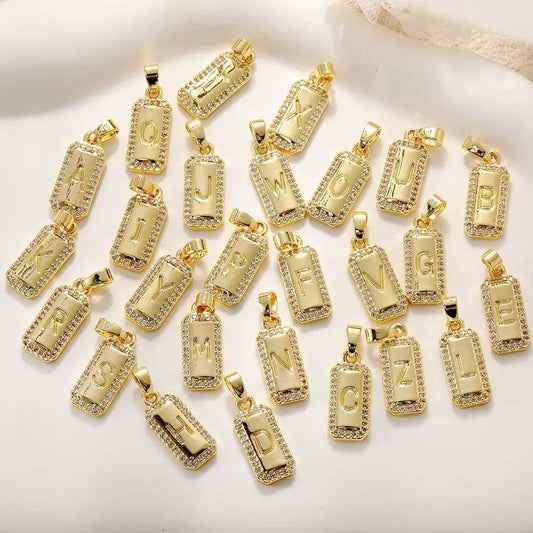 Initial Bar Pendant
