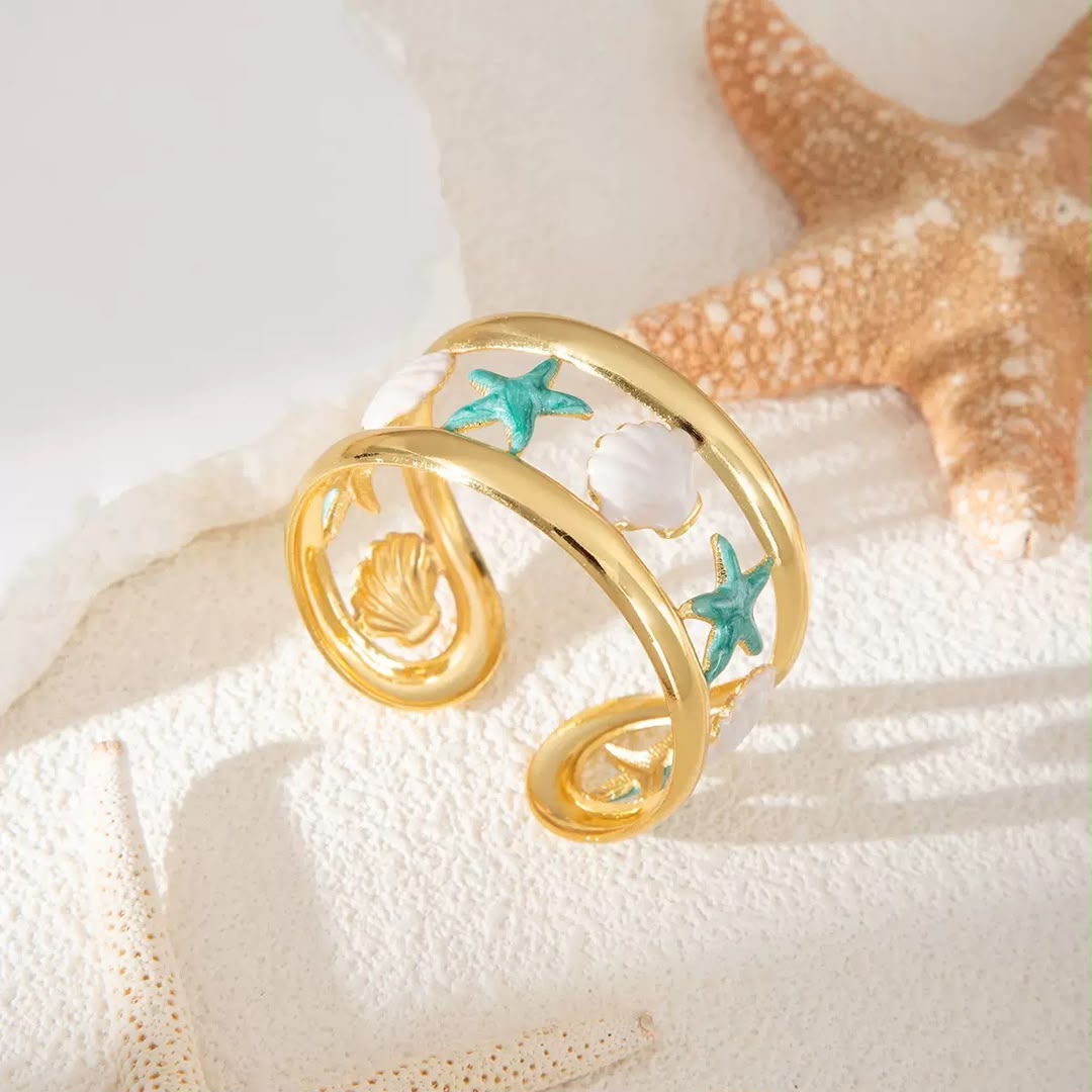 Seaside Treasures Cuff Bangle