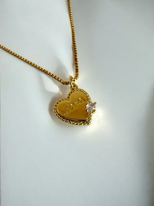 Mom's Heart Pendant